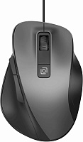 OKLICK Мышь Оклик 504M черный/серый оптическая 3600dpi silent USB 6but (2004741)