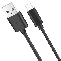 MORE CHOICE (4627151190747) K13m USB 2.1A для micro USB - 1м Black Кабель