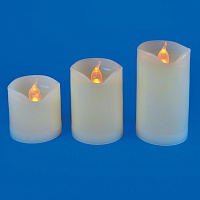 UNIEL (UL-00008593) ULD-F060 WARM WHITE CANDLE SET3 Новогодний декор