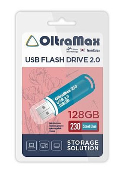 OLTRAMAX OM-128GB-230-Steel Blue USB флэш-накопитель