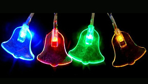 ВОЛШЕБНАЯ СТРАНА Электрогирлянда светодиодная Колокольчики LED-B-30-3-MC 101571 Электрогирлянда