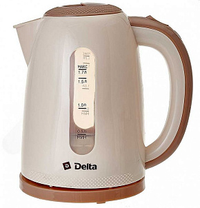 DELTA DL-1106 beige (1,7л. пластик) Чайник