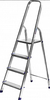 СИБИН Лестница-стремянка алюминиевая, 4 ступени, 82 см 38801-4 Лестница-стремянка