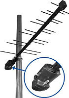 Дельта Н111А.02F 12V б/к (активная, DVB-T2, 27,5 дБ, ,Без Б/П ,пакет) Антенна телевизионная наружная