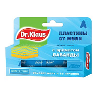 DR. KLAUS - Антимоль Лаванда пластины по 10 шт. Средство от насекомых