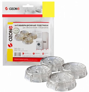 OZONE CMA-15T антивибрационные подставки прозрачные Аксессуары д/быт. тех-ки OZONE CMA-15T антивибрационные подставки прозрачные