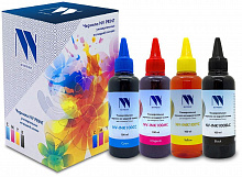 NV PRINT NV-INK100-C-4 черный, голубой, пурпурный, желтый (C3454) Чернила