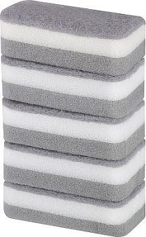 РЫЖИЙ КОТ Набор губок для мытья посуды трехслойных KS-03, 5 шт. (107560) Губки для мытья посуды
