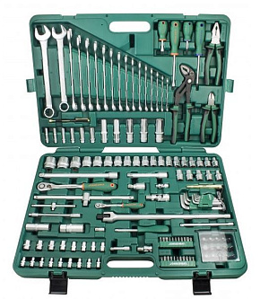 JONNESWAY S04H524142S универсальный 1/4", 1/2"DR, 142 предмета Набор инструмента