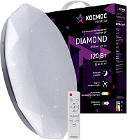 КОСМОС KSDiam120W белый Светодиодный настенно-потолочный светильник КОСМОС KSDiam120W белый