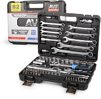 AVS TOOLS Набор инструментов 82 предмета "MASTER" AVS MTS-82