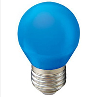 ECOLA K7CB50ELB GLOBE LED COLOR 5W/G45/E27 Синий Лампа светодиодная