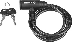 ЗУБР 37269-65 650мм, d 6мм, 2 ключа, тросовый Замок