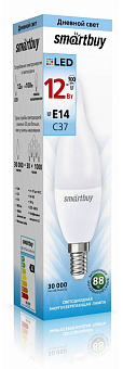 SMARTBUY (SBL-C37Can-12-40K-E14) 12W/4000/E14 Лампа