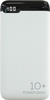 MORE CHOICE (4620202552549) PB19-10 White - 10000mAh 2USB Power bank