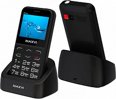 MAXVI B231ds Black Телефон мобильный
