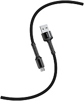SMARTBUY (iK-3112-S26b) S26 Type C черный.,3 А,QC,нейл.,1м Кабель