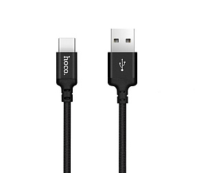 HOCO (6957531062929) X14 USB (m)-Type-C (m) 2.0м - черный Кабель Type-C