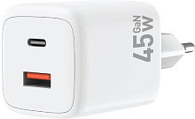 AKSBERRY (6900335790017) T55 Gan 45W, белый СЗУ AKSBERRY (6900335790017) T55 Gan 45W, белый