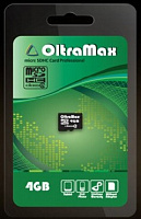 OLTRAMAX MicroSDHC 4GB Class4 [OM004GCSDHC4-W/A-AD] Карта памяти