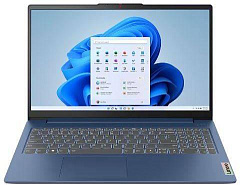 LENOVO 15.6 IP3 Slim 15IAH8 Intel Core i5-12450H, 8Gb, 512Gb SSD, no OS Blue (83ER0033RM) ПИ Ноутбук