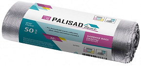 PALISAD Пакеты для мусора 30 л X 50 шт. серые, HOME 927075 Пакеты для мусора