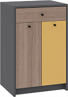 МЕБЕЛЬ-КОМПЛЕКС JAM Комод 1Я Серый шифер/Грэви/Сэнд Модульная мебель