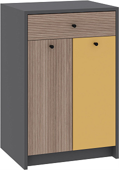 МЕБЕЛЬ-КОМПЛЕКС JAM Комод 1Я Серый шифер/Грэви/Сэнд Модульная мебель