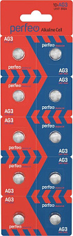 PERFEO (PF_4005) AG3 LR41/10BL ALKALINE CELL Батарейки