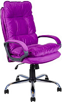 ЯРКРЕСЛА Кресло Кр85 ТГ СП ХРОМ HT41 (ткань фиолетовая) КомпьютерноеОфисное кресло