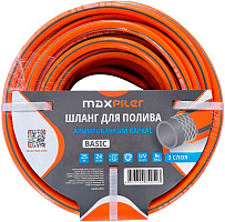 MAXPILER MH-3450B (50м, d=3/4", 3 слоя, 6 бар, 18.0х2.5 мм, ПВХ) Шланг поливочный MAXPILER MH-3450B (50м, d=3/4", 3 слоя, 6 бар, 18.0х2.5 мм, ПВХ)