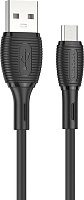 BOROFONE (6974443388800) BX86mUSB 2.4A microUSB черный - 1,0m Кабель