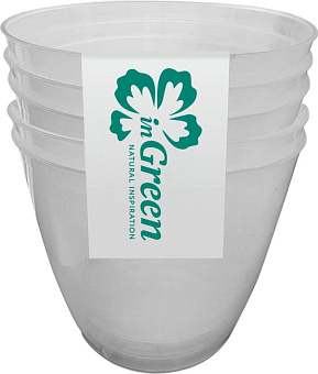 INGREEN IG604011999 горшки для пикирования 5шт., 0,7 л, прозрачный Набор для рассады INGREEN IG604011999 горшки для пикирования 5шт., 0,7 л, прозрачны