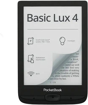 POCKETBOOK 618 Basic Lux Ink Black (PB618-P-WW) Электронная книга