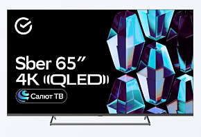 SBER QLED SDX 65UQ5231T SMART TV безрамочный Телевизор