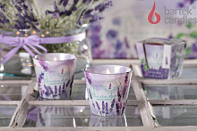 BARTEK ароматизированная в стакане - Лаванда 115гр (Lavender and mint) Свеча