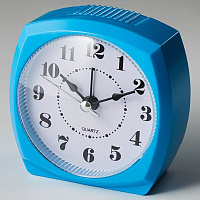 DELTA DT8-0006 Будильник 8.5*4.6*8.6см (голубой) Будильник