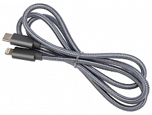 REXANT (18-1826) Кабель Type-C - Lightning PD/1m/nylon/gray REXANT Дата-кабель