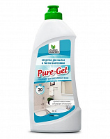 CLEAN&GREEN CG8079 для чистки сантехники Pure-Gel (кислотное, гель) 500 мл. Моющее средство