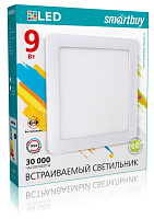 SMARTBUY (SBL-DLSq-9-4K) 9w/4000K Светильник SMARTBUY (SBL-DLSq-9-4K) 9w/4000K