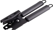 MALLONY Нож консервный CLASSICO NERO из нержавеющей стали, цвет - черный, non-stick (раб часть)