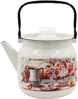 ЛЫСЬВА 2713П2/4Жм Летний этюд эмал 3,5л Чайник