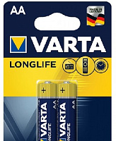 VARTA LR6 AA BL2 LONGLIFE ALKALINE 1.5V (4106) (4106113412) Элементы питания