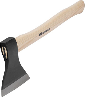 СИБРТЕХ Топор ТП11-10, 1000 г, в сборе, кованый, деревянное топорище 21621