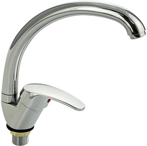 САНАКС 13080 Смеситель для кухни, шаровый, боковой, поворотный излив, цвет ХРОМ Смесители