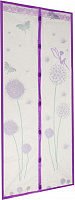 INBLOOM Сетка москитная для дверей на магнитах, цветы, 0.9х2.1м, полиэстер (159-012) Сетка москитная для дверей на магнитах
