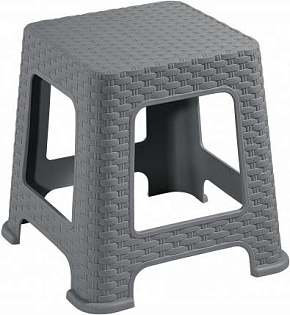 VIOLET РОТАНГ H33 (серый) 220118 Табурет VIOLET РОТАНГ H33 (серый) 220118