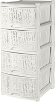 KEEPLEX KL377112048 Fiori четырехсекционный 50х41,5х55,5см белое облако Комод