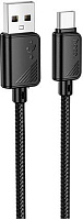 HOCO (6942007646178) X113a USB 3.0A для Type-C , черный Кабель
