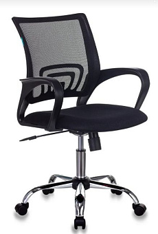 ЯрКресло Кресло Sti-Ko44/SL/black спинка сетка черный, сиденье черный, крестовина хром Кресло компьютерное